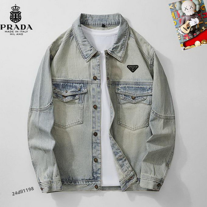 Prada Denim Jacket Mens ID:20250925-78